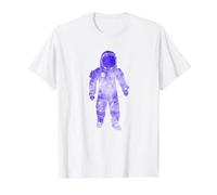 Rave Invaders Plur Space Force Astronaut House Music Preisgünstiges Grafik-T-Shirt, Herren, Weiß, M