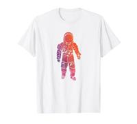 Rave Invaders Plur Space Force Astronaut House Musik-Rave Preisgünstiges Grafik-T-Shirt, Herren, Weiß, M