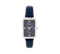 Ravel - Rechteckige Damen-Uhr im klassischen Stil - Analoges-Quarzwerk - R0144.06.1 - Blau/Silberton