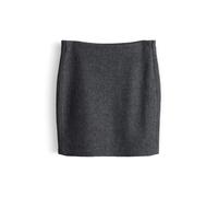 OPUS Damen Minirock | Ravenna Move Minirock aus Viskose Wollmix warm Grey Melange, 38
