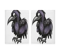 Ravens Reisepasshülle, ultradünn, PU-Leder, Reisedokumenten-Organizer, kompakt, Premium, internationaler US-Pass, Schutzhülle für Damen und Herren