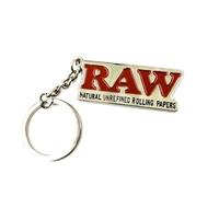 RAW Schlüsselanhänger aus Metall, 1 Stück, gold, 50x20mm