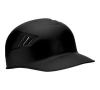 Rawlings Coolflo Base Coach-Helm, Totenkopfkappe, Mattschwarz, Größe L (19-19 cm)