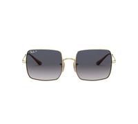 Ray-Ban Square 1971 Classic Sonnenbrillen Gold Fassung Blau Glas Polarisiert 54-19