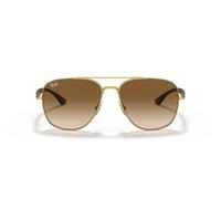 Ray-Ban 0RB3683 001/51 Metall Panto Goldfarben/Goldfarben Sonnenbrille, Sunglasses