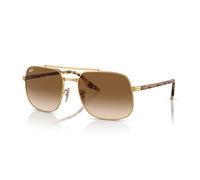 Ray-Ban 0RB3699 Brille, Gold/Light Brown Shaded, 59 Unisex-Erwachsene, Gold/Light Brown Shaded