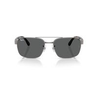 Ray-Ban 0RB3751 004/B1 Metall Panto Grau/Grau Sonnenbrille, Sunglasses