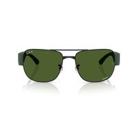 Ray-Ban 0RB3756CH 9269P1 polarisiert Metall Panto Schwarz/Schwarz Sonnenbrille, Sunglasses
