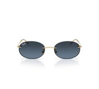 Ray-Ban 0RB3767 001/4C Metall Rund Oval Goldfarben/Goldfarben Sonnenbrille, Sunglasses