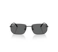 Ray-Ban 0RB3768 002/81 polarisiert Metall Irregular Schwarz/Schwarz Sonnenbrille, Sunglasses