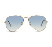 Ray-Ban AVIATOR 0RB3025 001/3F Metall Pilot Goldfarben/Goldfarben Sonnenbrille, Sunglasses Goldfarben/Goldfarben Klein