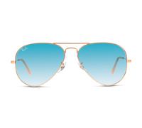Ray-Ban AVIATOR LARGE METAL 0RB3025 001/3F Metall Pilot Goldfarben/Goldfarben Sonnenbrille, Sunglasses