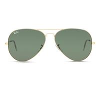 Ray-Ban AVIATOR LARGE METAL 0RB3025 001 Metall Pilot Goldfarben/Goldfarben Sonnenbrille, Sunglasses