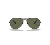 Ray-Ban AVIATOR LARGE METAL 0RB3025 002/58 polarisiert Metall Pilot Schwarz/Schwarz Sonnenbrille, Sunglasses