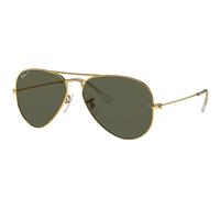 Ray-Ban Unisex-Sonnenbrille RB3025 Aviator Large Metal Polarized 001/58