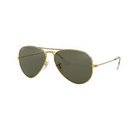 Ray-Ban AVIATOR 0RB3025 001/58 polarisiert Metall Pilot Goldfarben/Goldfarben Herren Männer Goldfarben/Goldfarben Extra Groß