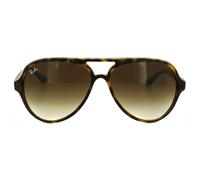 Ray-Ban Aviator Unisex-Sonnenbrille in Havannabraun mit Farbverlauf Einheitsgröße