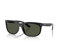 Ray-Ban Balorette Rb2389 Quadratische Sonnenbrille, schwarz/grün, 60 mm