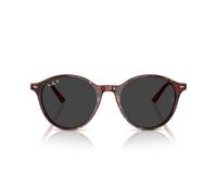Ray-Ban BERNARD 0RB2230 141948 polarisiert Kunststoff Panto Rot/Transparent Sonnenbrille, Sunglasses