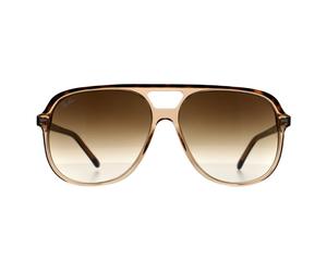 Ray-Ban Bill RB2198 129251 poliert havanna auf transparentem braun hellbraun Farbverlauf Sonnenbrille Einheitsgröße