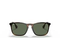 Lunettes De Soleil Ray-Ban Chris 4187 710/71 Tortue & Gunmetal Vert Einheitsgröße