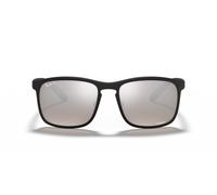 Ray-Ban CHROMANCE 0RB4264 601S5J polarisiert Kunststoff Eckig Schwarz/Schwarz Sonnenbrille, Sunglasses