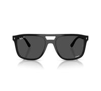 Ray-Ban Chromance Rb2213ch quadratische Sonnenbrille, Schwarz/Dunkelgrau, 55 mm