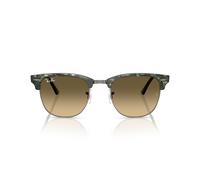 Ray-Ban CLUBMASTER 0RB3016 68200A Kunststoff Panto Transparent/Grün Sonnenbrille, Sunglasses