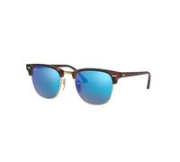 Ray-Ban Clubmaster 0RB3016 114517 Kunststoff Eckig Goldfarben/Goldfarben Sonnenbrille, Sunglasses Goldfarben/Goldfarben Klein