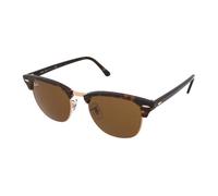 Ray-Ban Unisex Clubmaster Sonnenbrille, Havana, One Size