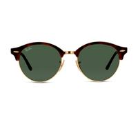 Ray-Ban CLUBROUND 0RB4246 990 Kunststoff Panto Goldfarben/Havana Sonnenbrille, Sunglasses