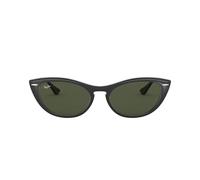 Ray-Ban NINA 0RB4314N 601/31 Kunststoff Schmetterling / Cat-Eye Schwarz/Schwarz Sonnenbrille, Sunglasses Schwarz/Schwarz Mittel