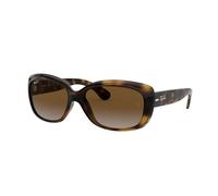 Ray-Ban Damen 4101 Sonnenbrille, Braun (Light Havana/Greygradientbrownpolar), 58