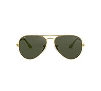 Ray-Ban Damen Aviator Large Metal Sonnenbrille, Gold (Gestell: Gold, Gläser: Grün Klassisch Nicht-polarisiert L0205), L EU