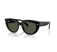Ray-Ban Damen Rb2286 Doreen Square Sonnenbrille, Schwarz/Grün, 49 mm