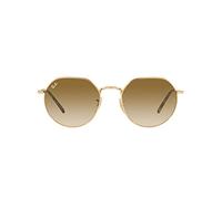 Ray-Ban Damen Rb3565 Jack Sonnenbrille, Gold/klarer Farbverlauf, Braun, 55 mm