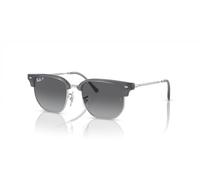 Ray-Ban Damen Rj9116s New Clubmaster Sonnenbrille, Opalblau auf Silber/Grau Farbverlauf, polarisiert