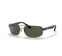 Ray-Ban Damen Sonnenbrille RB3445, Gr. Large (Herstellergröße: 61), Black (Grün)