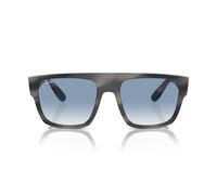 Ray-Ban Sonnenbrille RB0360S Drifter 1404/3F 57mm- Unisex Grau gestreift Klar & blau