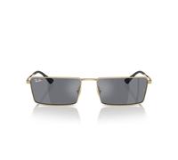 Ray-Ban EMY 0RB3741 92136V Metall Rechteckig Goldfarben/Goldfarben Sonnenbrille, Sunglasses