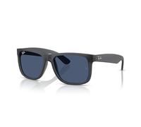 Ray-Ban Essentials Herren-Sonnenbrille mit vollem Rand, Opalgrau - Dunkelblau, 55 mm