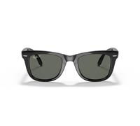 Ray-Ban FOLDING WAYFARER 0RB4105 601/58 polarisiert Kunststoff Panto Schwarz/Schwarz Sonnenbrille, Sunglasses