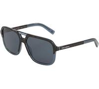 Dolce & Gabbana Sonnenbrille DG4354 320980 Havanna Transparent Blau Braun Gradient Einheitsgröße