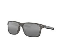 Ray-Ban Herren 0OO9384 Sonnenbrille, Schwarz (Woodgrain), 57