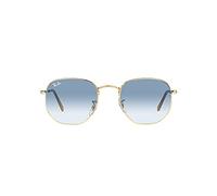 Ray-Ban HEXAGONAL 0RB3548 001/3F Metall Irregular Goldfarben/Goldfarben Sonnenbrille, Sunglasses Goldfarben/Goldfarben Mittel