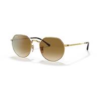 Ray - Ban Unisex RB3565 JACK 001/51 Sonnenbrillen Metall Gold Braun Geometrisch Normal Schattiert