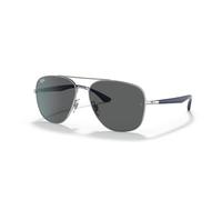 Ray-Ban Herren 0RB3683-003/B1-56 Sonnenbrille, Silver, 56