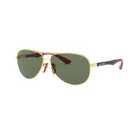 Ray-Ban Herren 0RB8313M F00871 61 Sonnenbrille, Gold (Gold/Green)