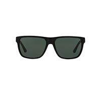 Emporio Armani 0EA4035 501771 Kunststoff Rechteckig Schwarz/Schwarz Sonnenbrille, Sunglasses Schwarz/Schwarz Groß