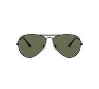 Ray-Ban Herren Aviator Sonnenbrille, Schwarz (Black), One Size (58)